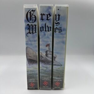 Grey Wolves U-Boats VHS Set Vol 1-3 WWII Documentary Chronos Films Germany RARE